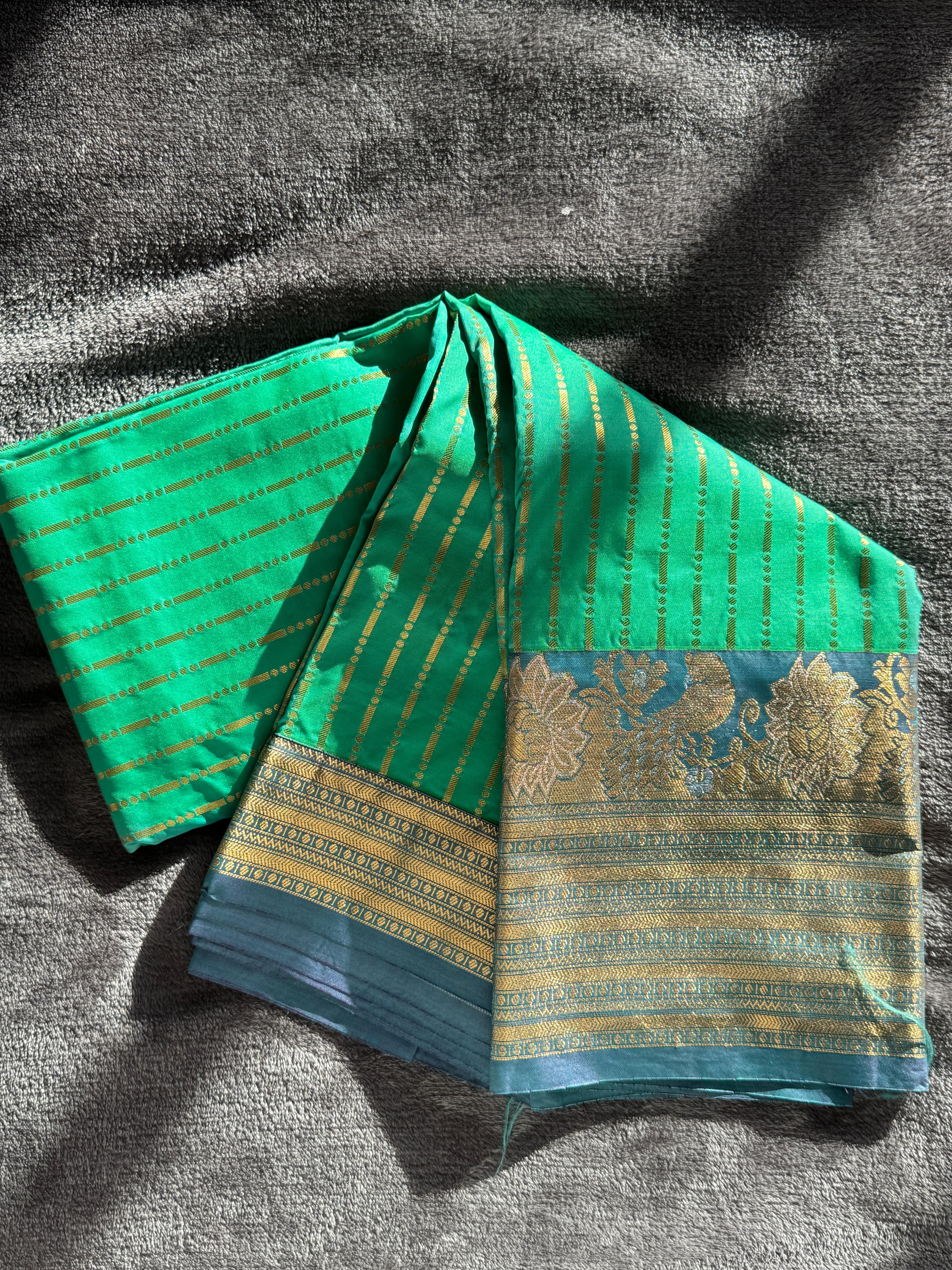 Peacock Garden – Silk Brocade 